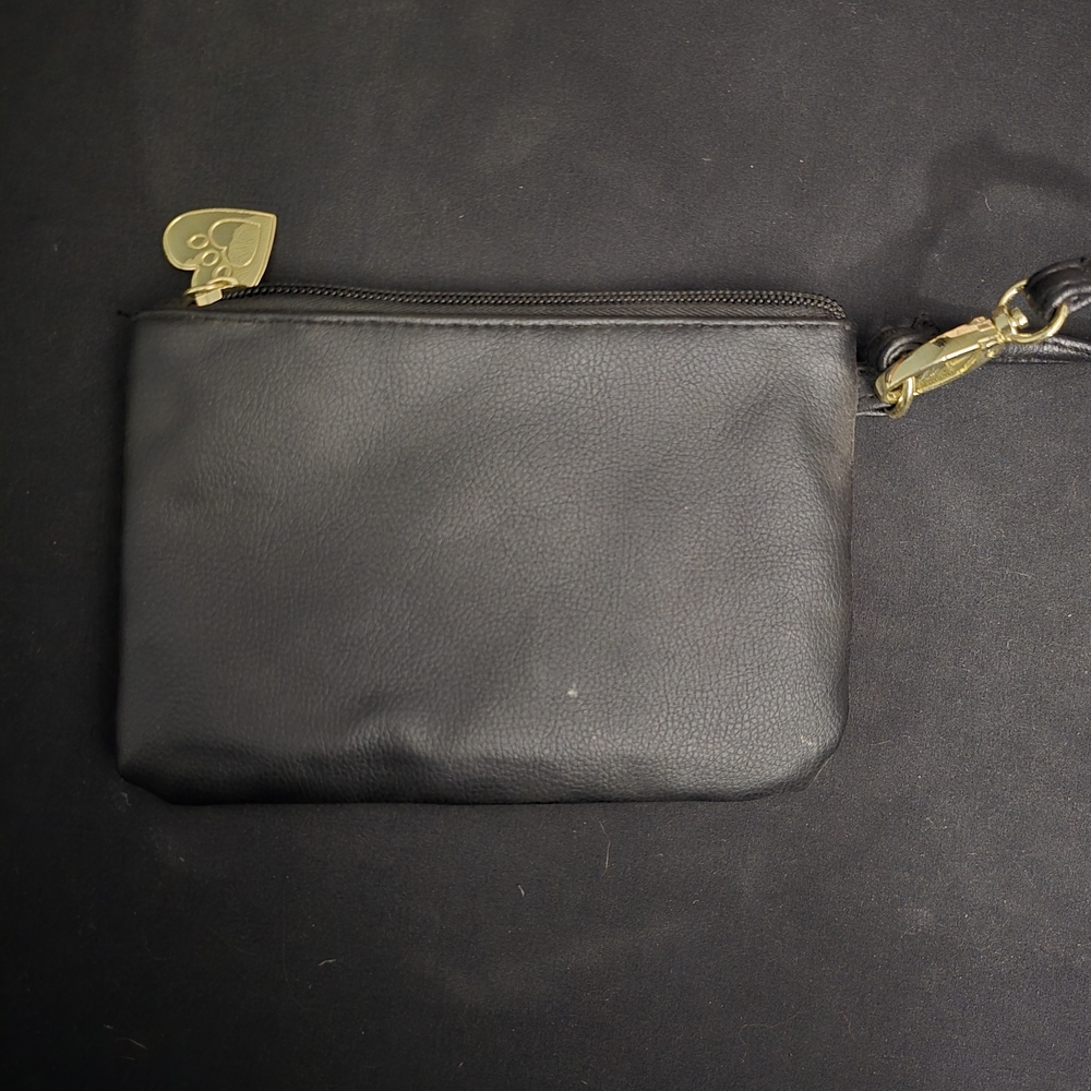 Betsey Johnson Black Key & Card Holder